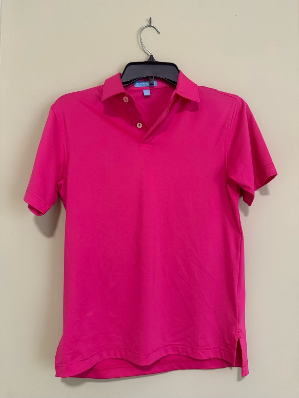 Peter Millar Youth Golf Shirt in Pink - Size M